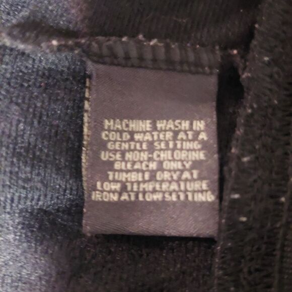 Men's Full Zipper Black Sweater - Picture 7 of 9